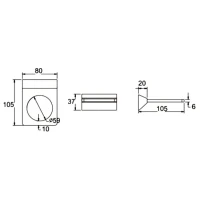 Мыльница Rose RG16H RG1603H черный Мыльница Rose RG16H RG1603H черный