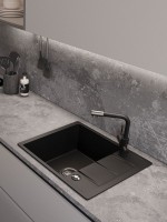 Мойка кухонная Emar Quartz EMQ-1580.Q морион