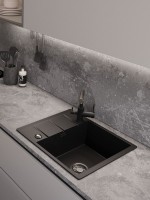 Мойка кухонная Emar Quartz EMQ-1580.Q морион