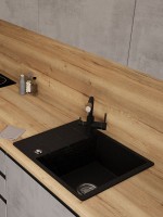 Мойка кухонная Emar Quartz EMQ-1580.Q морион