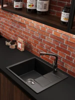 Мойка кухонная Emar Quartz EMQ-1580.Q морион