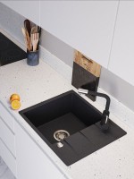 Мойка кухонная Emar Quartz EMQ-1580.Q морион