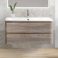 Мебель для ванной комнаты BelBagno Albano 100 подвесная, pino scania