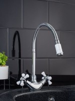 Смеситель для кухни РМС SL92W SL92W-279F хром, белый