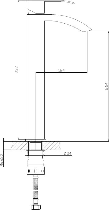 Смеситель для раковины Haiba HB11815