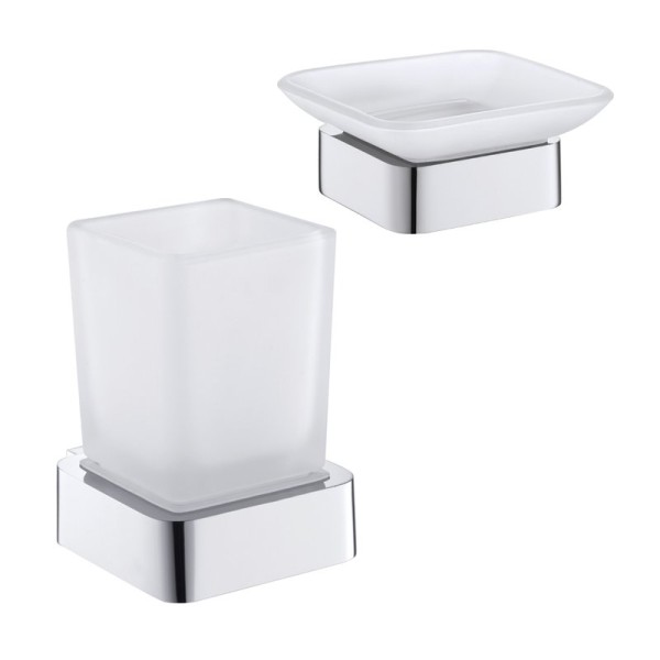 Набор Стакан Bemeta Solo 139110012 + Мыльница 139108032