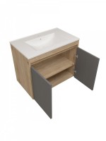 Мебель для ванной комнаты Teymi Netta 75 дуб, графит