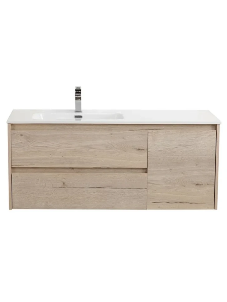 Мебель для ванной комнаты BelBagno Kraft L, 120 rovere galifax bianco