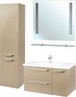 Шкаф пенал для ванной Bellezza Луиджи 35 L капучино