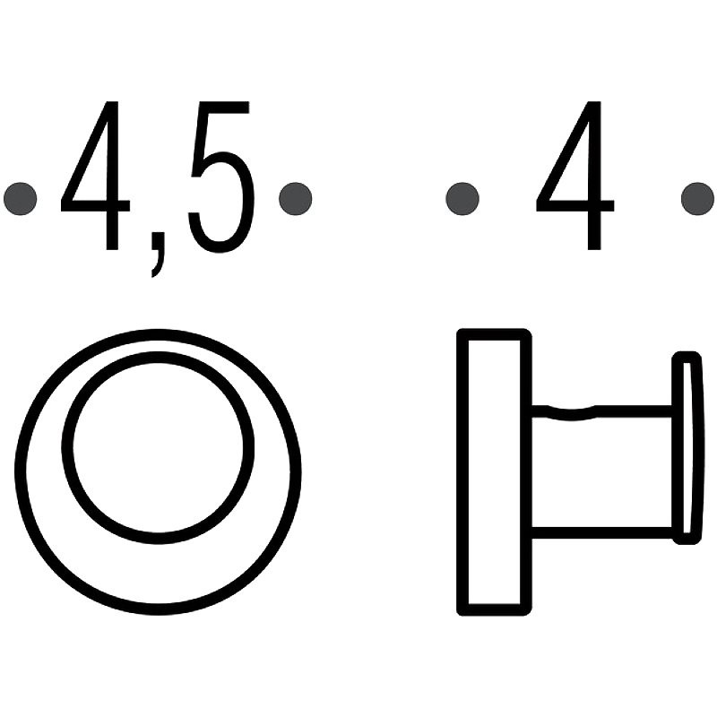 Крючок Colombo Design Plus W4917.OM золото матовое