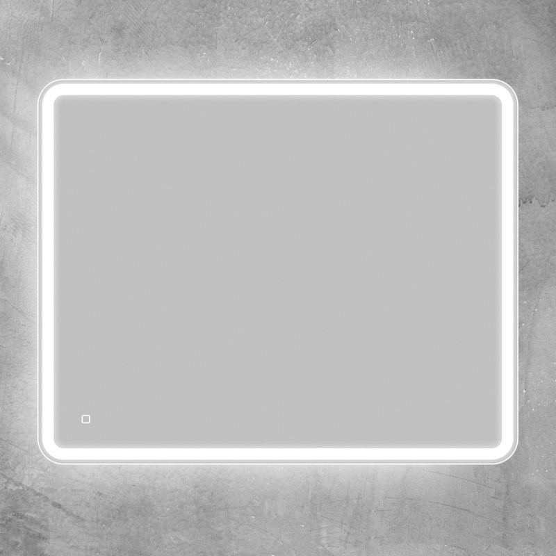 Мебель для ванной комнаты BelBagno Due 80 ручки белые, белый металлик