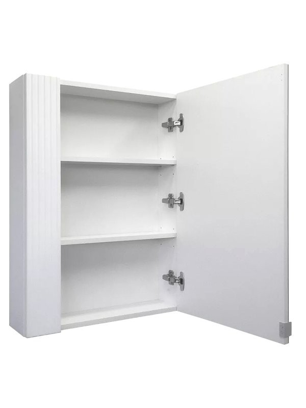 Зеркало-шкаф Comforty Лима 60 матовое белое