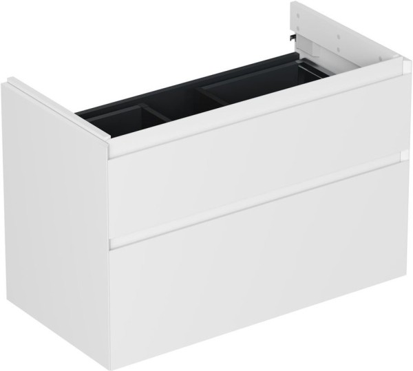 Тумба под раковину без столешницы Allen Brau Infinity 85 2 ящика, без подсветки, матовый белый