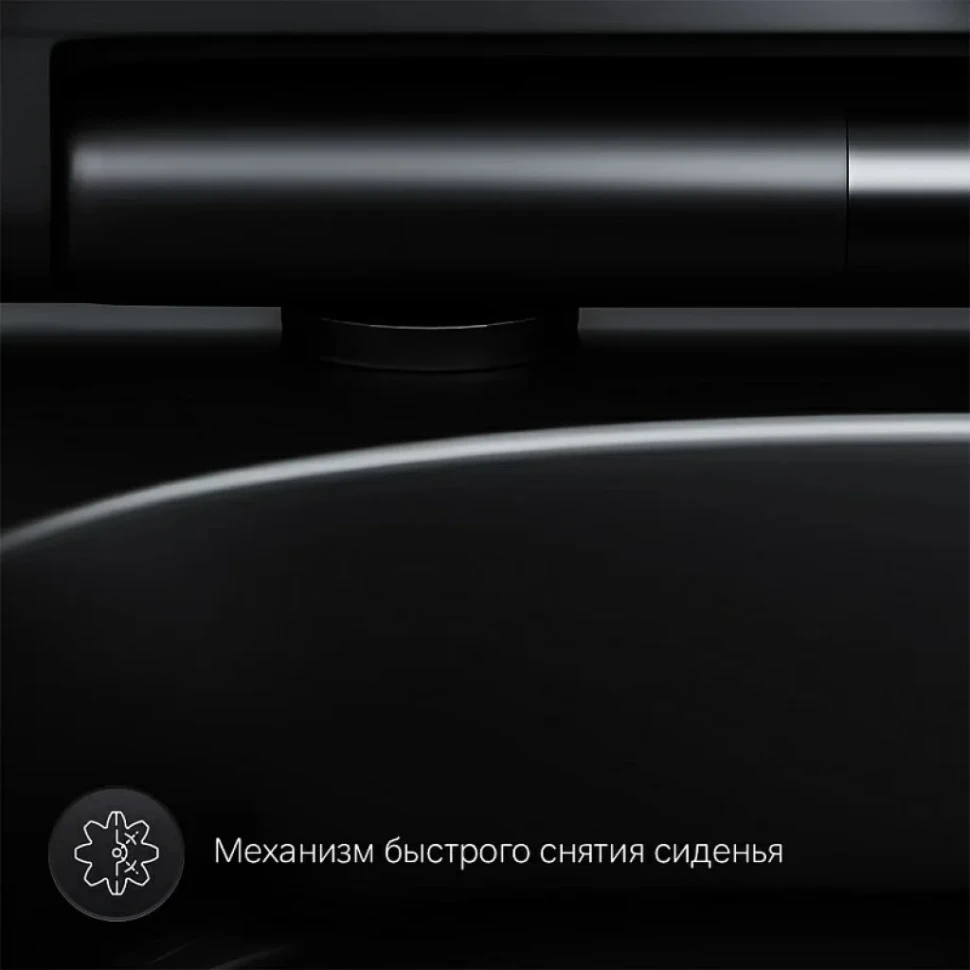 Комплект Унитаз подвесной AM.PM Spirit V2.0 FlashClean с микролифтом, черный матовый + Крепления Geberit Duofix 111.815.00.1 к стене + Звукоизоляция + Инсталляция UP 320 111.300.00.5 + Кнопка Sigma 01 115.770.DW.5 черная