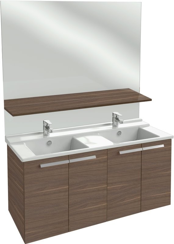 Мебельная раковина Jacob Delafon Struktura EXF112 120 см, двойная