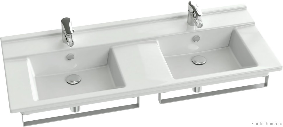 Мебельная раковина Jacob Delafon Struktura EXF112 120 см, двойная