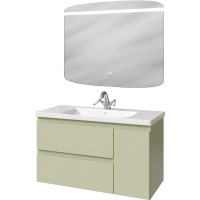 Мебель для ванной комнаты Caprigo Forte 100 R подвесная, фисташка