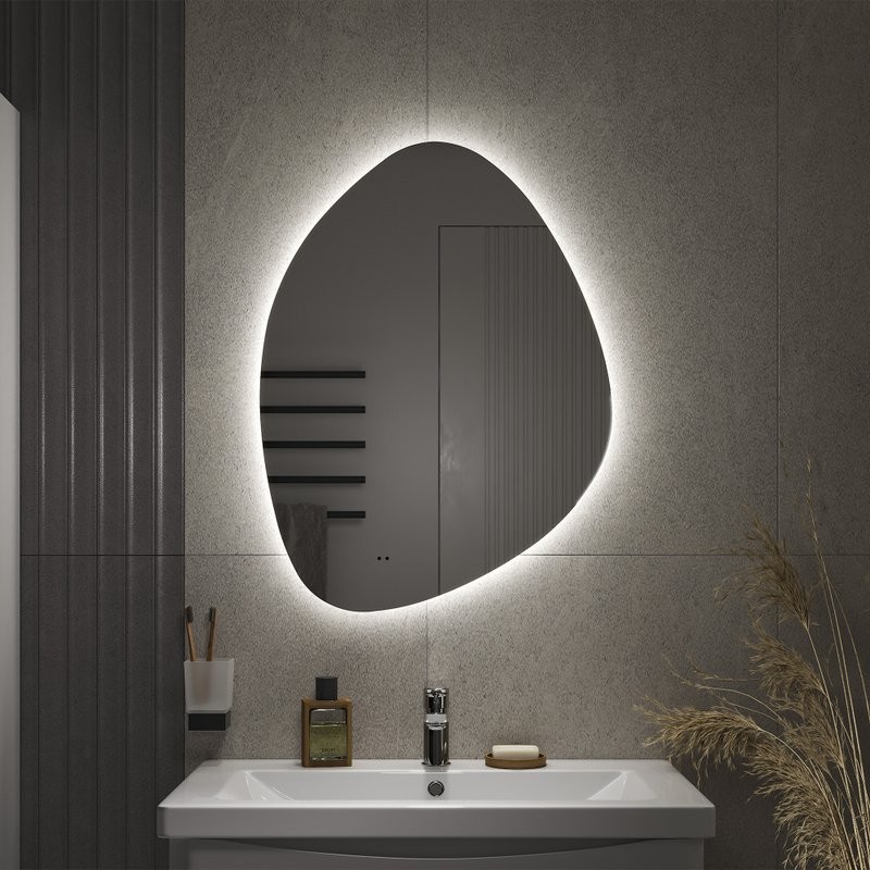 Зеркало Vigo Flam Classic 600 с подсветкой, инфракрасный выключатель