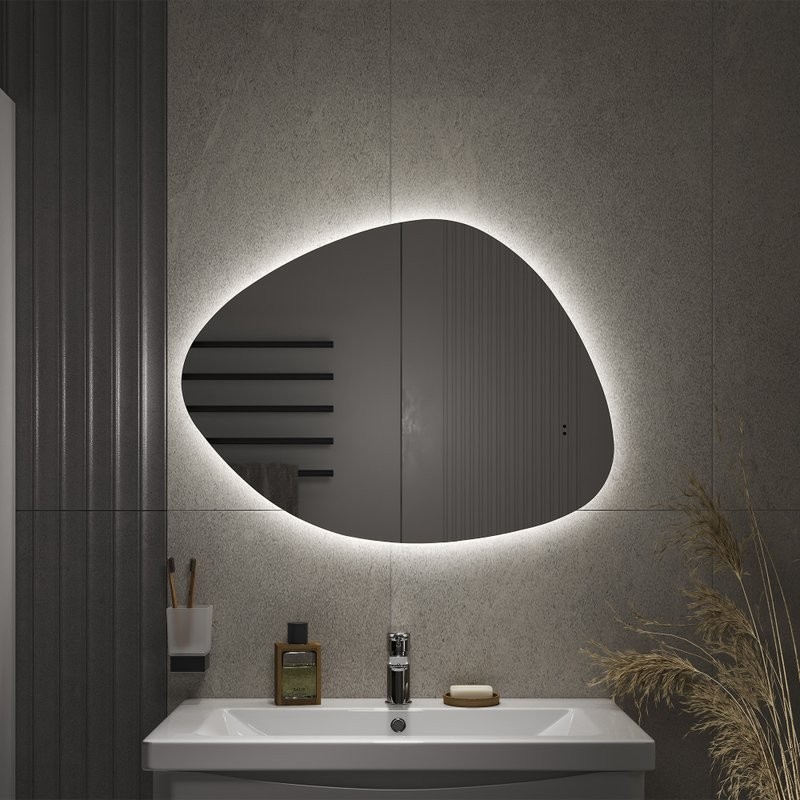 Зеркало Vigo Flam Classic 600 с подсветкой, инфракрасный выключатель