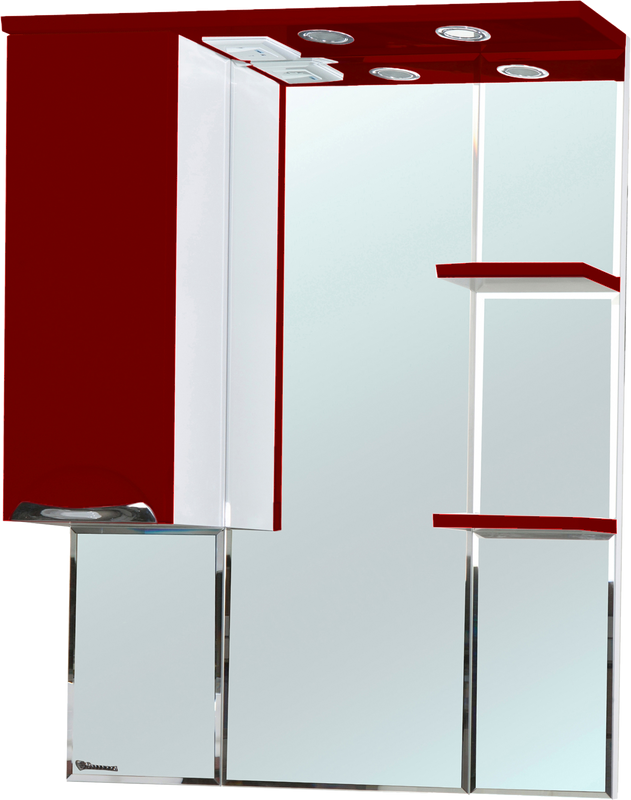 Зеркало Bellezza Альфа L 75 красное