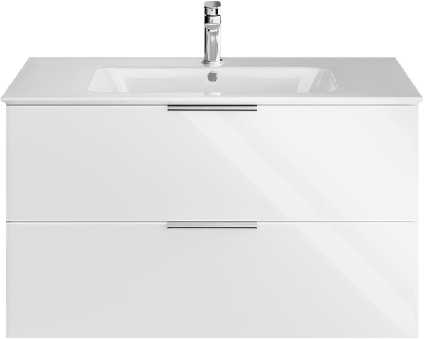 Тумба под раковину KERAMA MARAZZI Piano Forte 95 подвесная, белая глянцевая