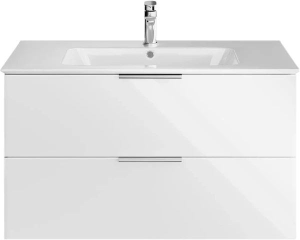 Тумба под раковину KERAMA MARAZZI Piano Forte 95 подвесная, белая глянцевая