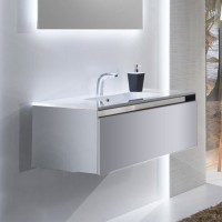 Тумба с раковиной Sanvit Кубэ -1 60 белый глянец