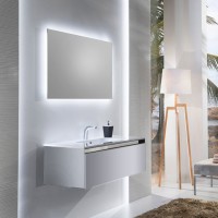 Тумба с раковиной Sanvit Кубэ -1 60 белый глянец