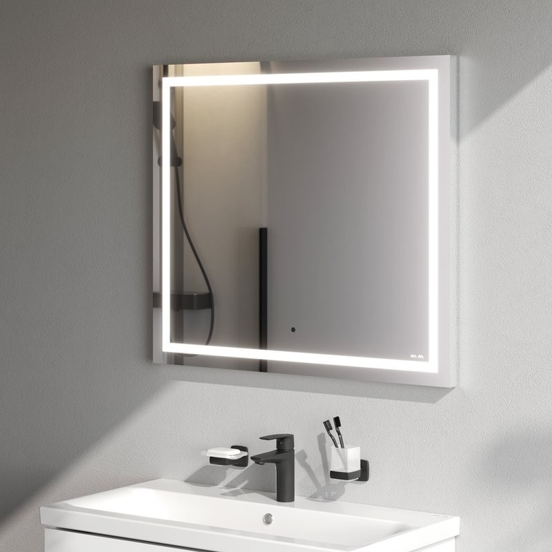 Зеркало AM.PM Gem 80 подсветка по периметру