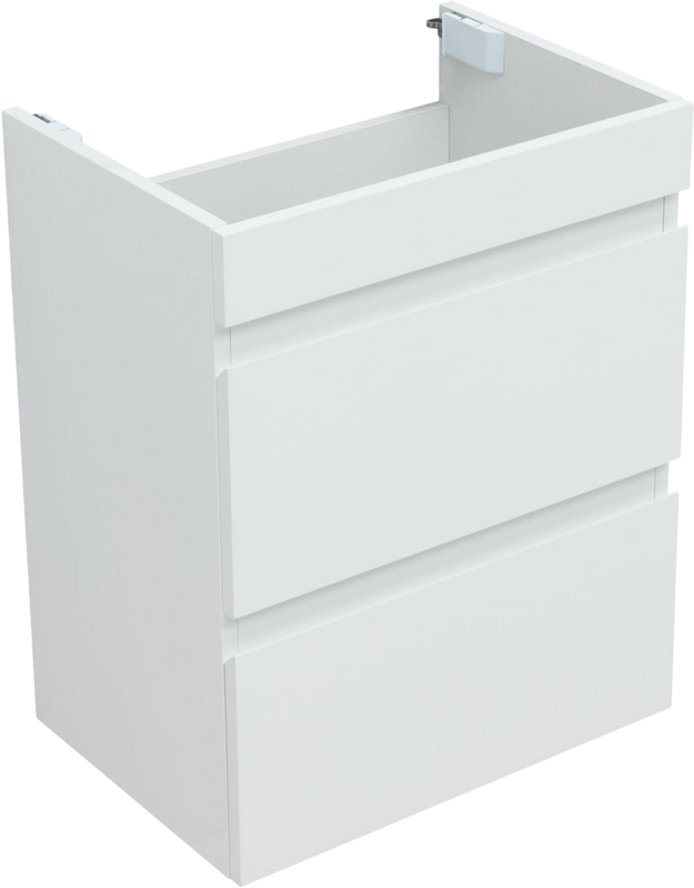 Тумба под раковину без столешницы Aquanet Нота new 50 подвесная, белая глянцевая