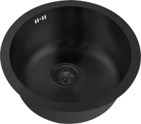 Комплект Мойка Zorg PVD Grafit SZR-500 графит + Измельчитель ZR-75 D BRONZE