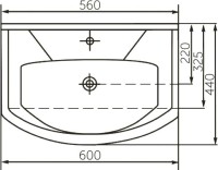 Мебель для ванной комнаты Sanflor Софи 60