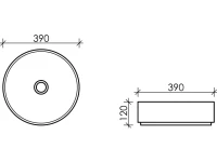 Накладная раковина Ceramicanova Element CN6022