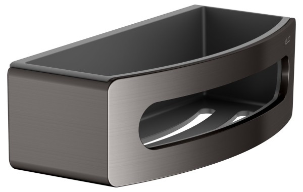 Полка Keuco Elegance 11658 титан черный шлифованный, антрацит