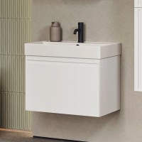 Тумба с раковиной Aqwella Pure 65 белая Тумба с раковиной Aqwella Pure 65 белая