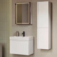 Тумба с раковиной Aqwella Pure 65 белая Тумба с раковиной Aqwella Pure 65 белая