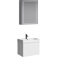 Тумба с раковиной Aqwella Pure 65 белая Тумба с раковиной Aqwella Pure 65 белая