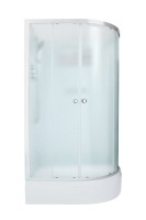 Душевая кабина DTO D D272L профиль хром, стекло матовое