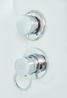 Душевая кабина DTO D D272L профиль хром, стекло матовое