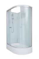 Душевая кабина DTO D D272L профиль хром, стекло матовое