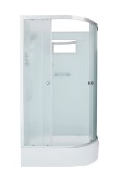 Душевая кабина DTO D D272L профиль хром, стекло матовое