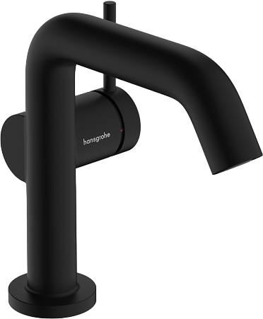 Смеситель для раковины Hansgrohe Tecturis S Fine 110 CoolStart 73320670 матовый черный