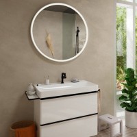 Смеситель для раковины Hansgrohe Tecturis S Fine 110 CoolStart 73320670 матовый черный