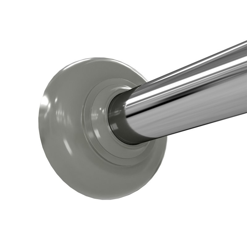 Угловой карниз для ванны Wasserkraft Dinkel SC-469090 90x90 см, Г-образный, серебристый