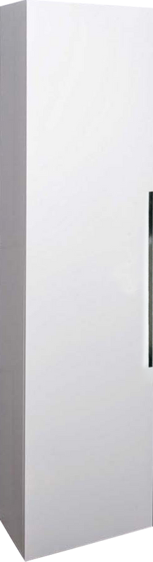 Шкаф-пенал для ванной Armadi Art NeoArt белый с ручкой Luce хром