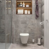 Комплект Унитаз подвесной Lavinia Boho Elegant Rimless 3308101R безободковый, с микролифтом + Шумоизоляция RelFix 38050010