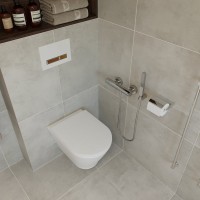 Комплект Унитаз подвесной Lavinia Boho Elegant Rimless 3308101R безободковый, с микролифтом + Шумоизоляция RelFix 38050010