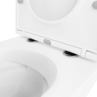 Комплект Унитаз подвесной Lavinia Boho Elegant Rimless 3308101R безободковый, с микролифтом + Шумоизоляция RelFix 38050010