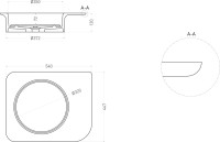Накладная раковина Salini Ninfea 02 110521M