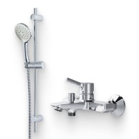 Душевой комплект Смеситель AM.PM X-Joy F85B10000 + Гарнитур Gem F0190100